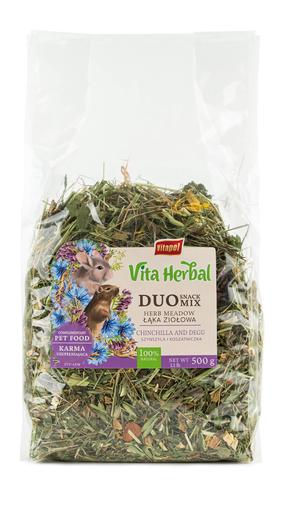 Еда для грызунов Vitapol Vita Herbal Duo Snack, для шиншилл/для дегу, 0.5 кг