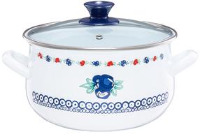 Katls Emalia Olkusz Kalina, Ø18 cm, 2.9 l, zila krās.