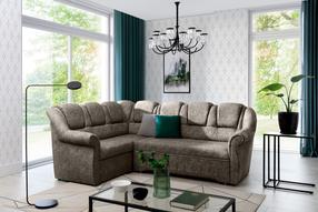 Kampinė sofa Lord II Dora 22, šviesiai ruda sp., kairinė, 190 x 243 cm x 105 cm