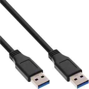 Провод InLine USB 3.0 Cable Type A USB 3.0 A male, USB 3.0 A male, 5 м, черный цв.