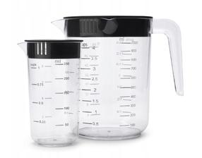 Matavimo indas Brabantia, rinkinys Tasty+, 1.25 l, skaidri sp.