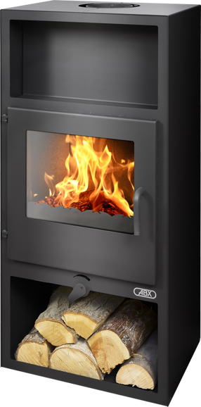 Tahkekütuse ahi Abx NARVIK BLACK, 5 kW