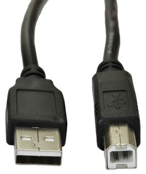 Vads Akyga USB 2.0 A male, Mini USB 2.0 B male, 1.8 m, melna krās.