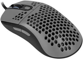 Žaidimų pelė Arozzi Favo Ultra Light, juoda/pilka