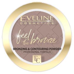 Пудра-бронзатор Eveline Feel The Bronze, мягкая формула облегчит нанесение и сделает эффект естественным., 01 milky way, 4 г
