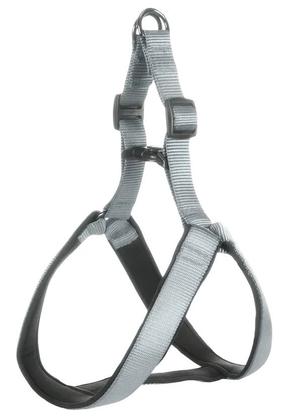 Petnešos šunims Flamingo Step & Go Abbi, pilka sp., 880 - 980 mm x 25 mm, XXL
