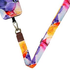 Tālruņa siksniņa Mio Lanyard Flowers, daudzkrāsaina, Universāla