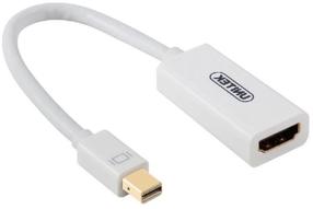 Adapteris Unitek DisplayPort Mini - HDMI Y-6331 Mini DisplayPort, HDMI, 0.2 m, balta sp.