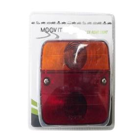 Haagise tagatuli Moovit, 5.5 cm, punane v./oranž v.