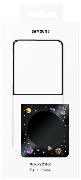 Telefona vāciņš Samsung FlipSuit Cover Galaxy Z Flip 8 EF-FF776CBEGWW, melna krās.