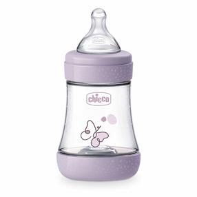 Bērnu pudelīte Chicco Perfect 5, 150 ml, 0 mēn., violeta krās.