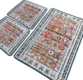 Vannitoamattide komplekt Foutastic Weref 359CHL5335, mitmevärviline, 100 cm x 60 cm