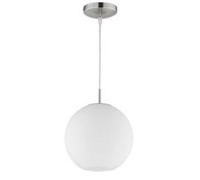 Светильник потолочный Reality Moon R30152507, E27, 1 x 60 Вт, белый цв. / никелевый цв.
