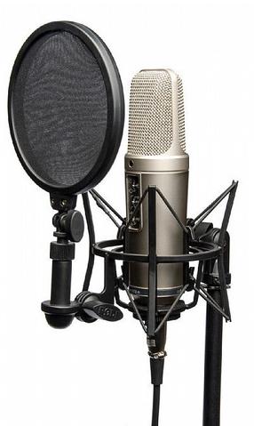 Kondensatora mikrofons Røde NT2-A KIT, zelta krās.