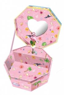 Muzikinė dėžutė Pulio Pecoware Octagonal Flamingo