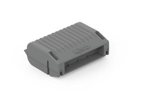Hermetiška dėžutė Wago GELBOX-2 IPX8, 0,2-4 mm², pilka sp.