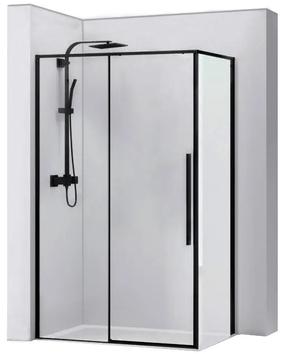 Душевая кабина Rea Solar REA-K6311, прямоугольная, без поддона, 89 см x 118.5 см x 195 см, черный цв./закаленный