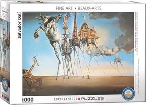 Dėlionė Eurographics Fine Art Salvador Dali The Temptation of St. Anthony, 67.56 cm x 48.89 cm, 1000 vnt., įvairių spalvų