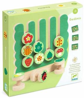 Настольные игры Djeco Gardimix, зеленый цв./многоцветный