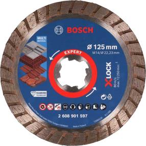 Deimantinis diskas Bosch 2608901597, 125 mm x 22.23 mm x 2.4 mm