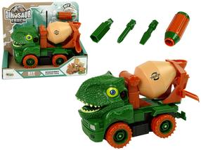  Žaislinis traktorius Lean Toys Dinosaur Truck 10422, žalia sp.