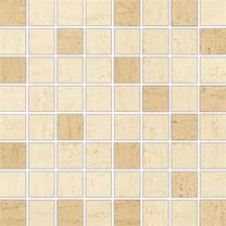 Plytelės, keraminės DESA MOSAIC MIX 25X25 (9), 25 cm x 25 cm, dramblio kaulo sp./ruda sp.