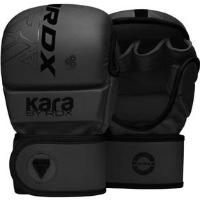 MMA pirštinės RDX Shooter F6 Matte, juoda sp., L/XL