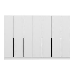 Prieškambario spinta Kalune Design Noah 8260, balta sp., 35 cm x 315 cm x 210 cm