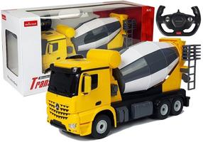 Rc betoonisegisti veoauto Rastar Mercedes Benz Arocs Rasta, kollane v.
