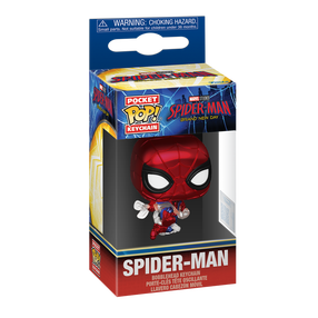 Atslēgu piekariņš Funko POP! Spider-Man Brand New Day, 10 cm, sarkana krās.