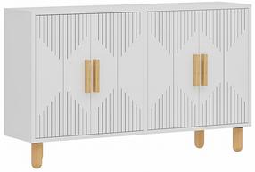 Консольный стол Kalune Design Roger, белый цв./дерева цв., 29.6 см x 120 см x 73.6 см