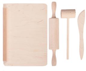 Žaisliniai virtuvės reikmenys 4IQ Chef Wooden