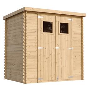 Sodo namelis Timbela M311, 142 cm x 204 cm x 200 cm, rusva sp.