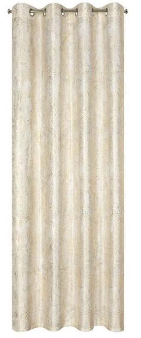 Naktinė užuolaida ZKNK-01, kreminė sp., 140 cm x 250 cm