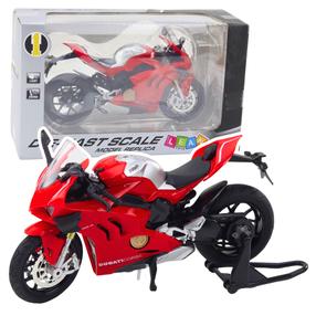  Žaislinis motociklas Lean Toys Model Replica Sports, 1:12, raudona sp.