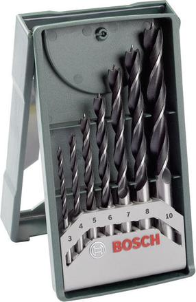 Комплект сверл Bosch, дерево, прямой, 10 мм x 13.3 см