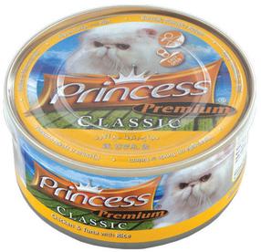 Mitrā kaķu barība Princess, zivs, 0.17 kg