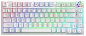 Belaidė žaidimų klaviatūra Savio Phenix Gateron Red Pro, Anglų (US), white pudding sp.