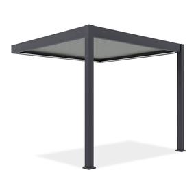 Pavėsinė Pergola Elegance Wall Automatic, 309 x 256 cm, antracito sp./šviesiai pilka sp.