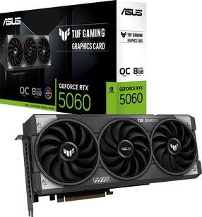 Видеокарта Asus GeForce RTX 5060 TUF GAMING OC, 8 ГБ, GDDR7