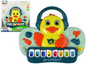 Детское пианино, утка Lean Toys Music Interest
