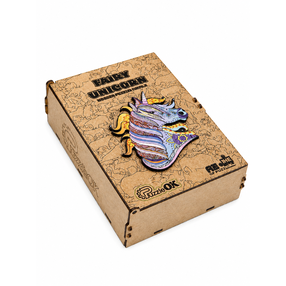 Koka puzle PuzzleOK Unicorn 03106, 33.6 cm x 29.3 cm, 148 gab., daudzkrāsaina