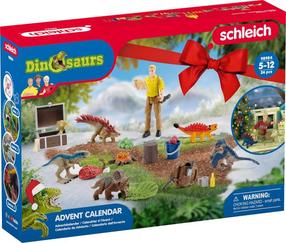 Advento kalendorius Schleich Dinosaurs 98984, 24 vnt., įvairių spalvų