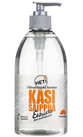 Skystas muilas su glicerinu Heti, mandarinas, 500 ml