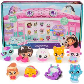 Figūrėlių rinkinys Spin Master Gabbys Dollhouse Mini Movie, 12 vnt., įvairių spalvų