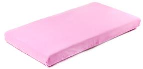 Простыня Sensillo Jersey, розовый цв., 60 x 120 cm, на резинке