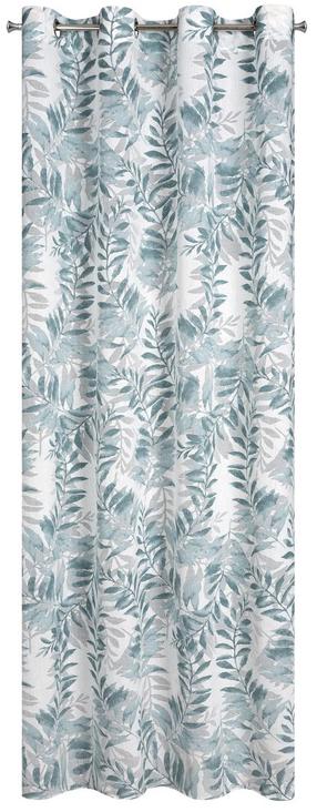 Naktinė užuolaida ZKPL-01, kreminė sp./mėlyna sp., 140 cm x 250 cm