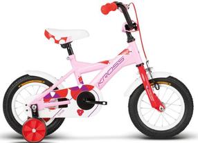 Детский велосипед Kross Cindy W040003, белый цв./розовый цв., 12″