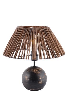 Stalinis šviestuvas Opviq Balloon Bamboo, E27, 60W, ruda sp./juoda sp.