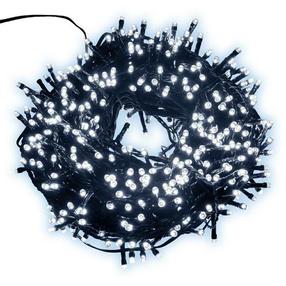 Lempučių girlianda, 25 m, šaltai balta sp., 500 LED